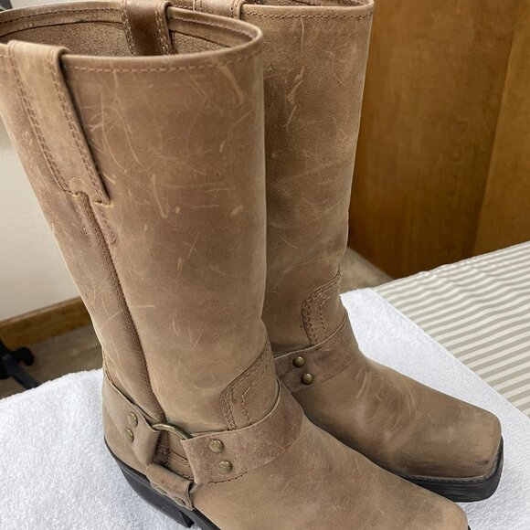 Penny Loves Kenny Harness Leather Bike Boots 6m - Picture 10 of 10